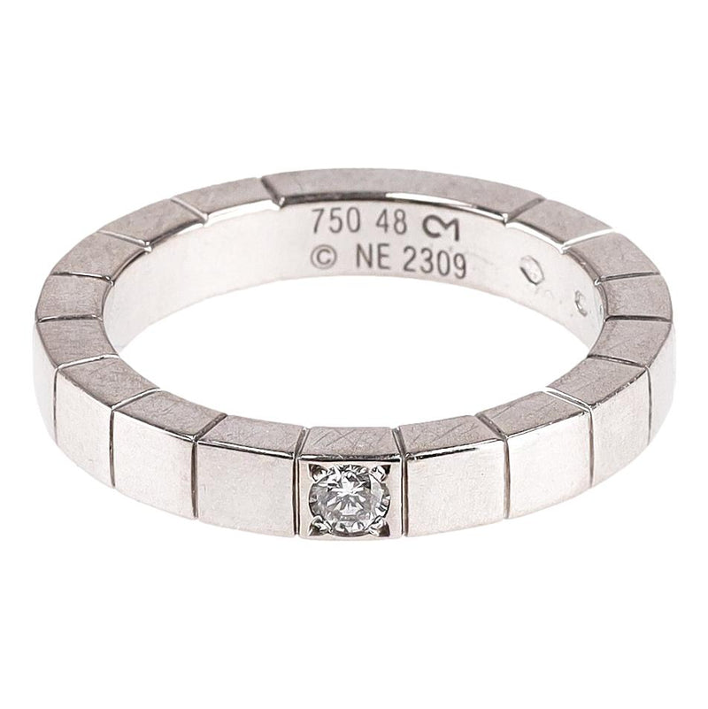 Cartier Lanieres 18K White Gold & Diamond Band Ring