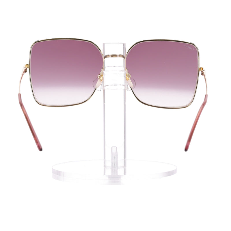 Cartier Oversized Sunglasses With Panther Spotted Frames