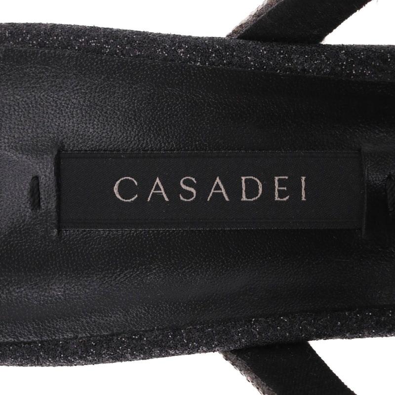 Casadei Crystal Strappy Heeled Mule Sandals. Size 38