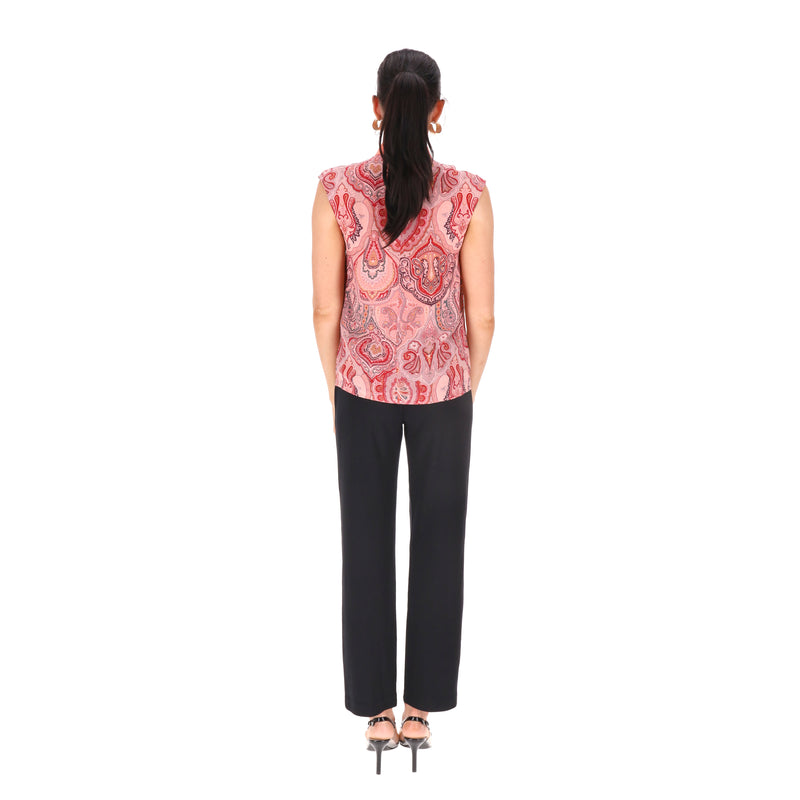 Celine Silk Paisley Print Top By Phoebe Philo. Size 36FR