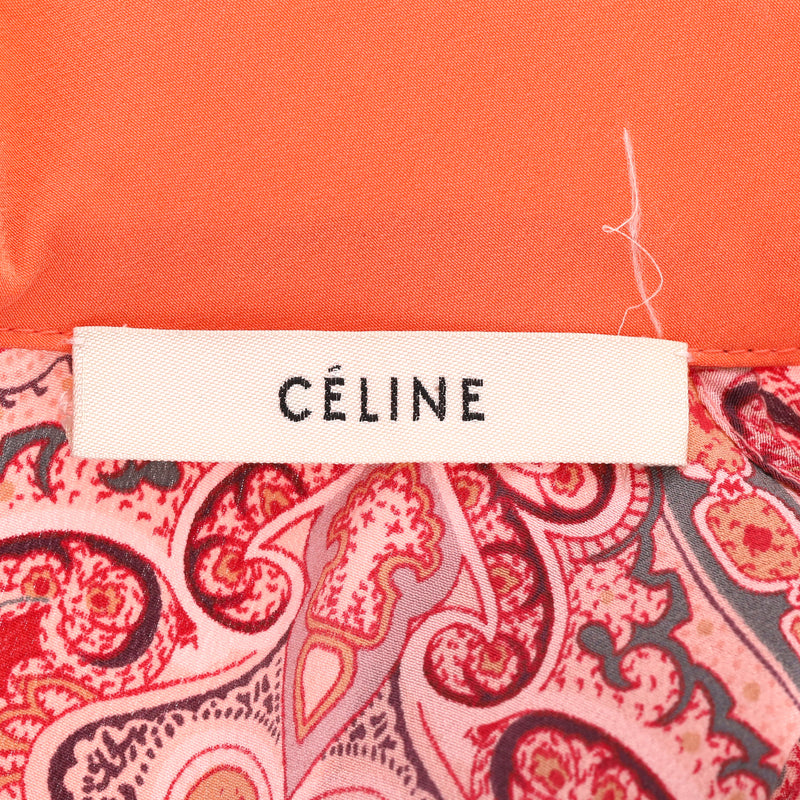 Celine Silk Paisley Print Top By Phoebe Philo. Size 36FR