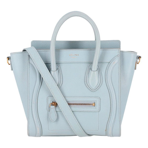 Celine Nano Luggage Leather Bag