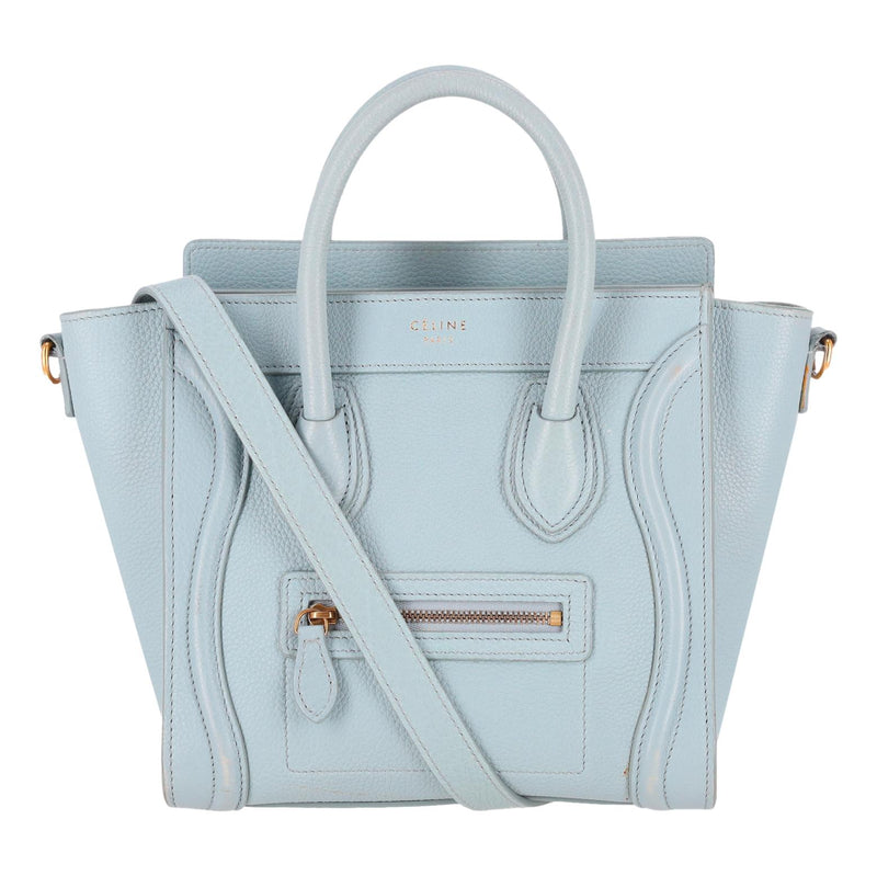 Celine Nano Luggage Leather Bag
