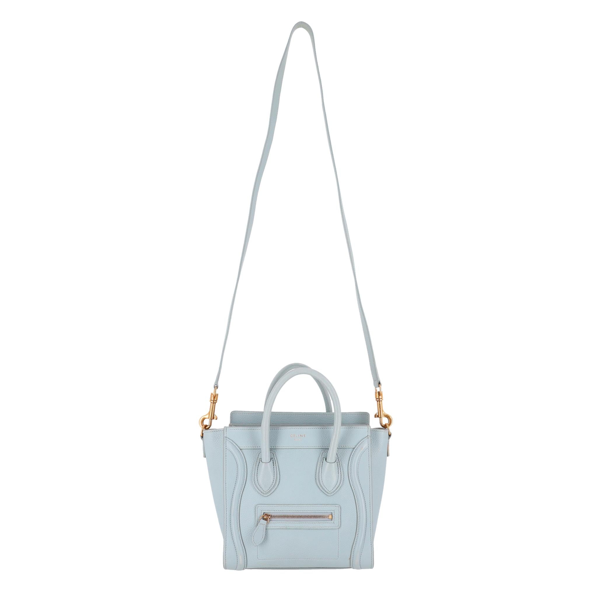 Celine Nano Luggage Leather Bag – Shush London