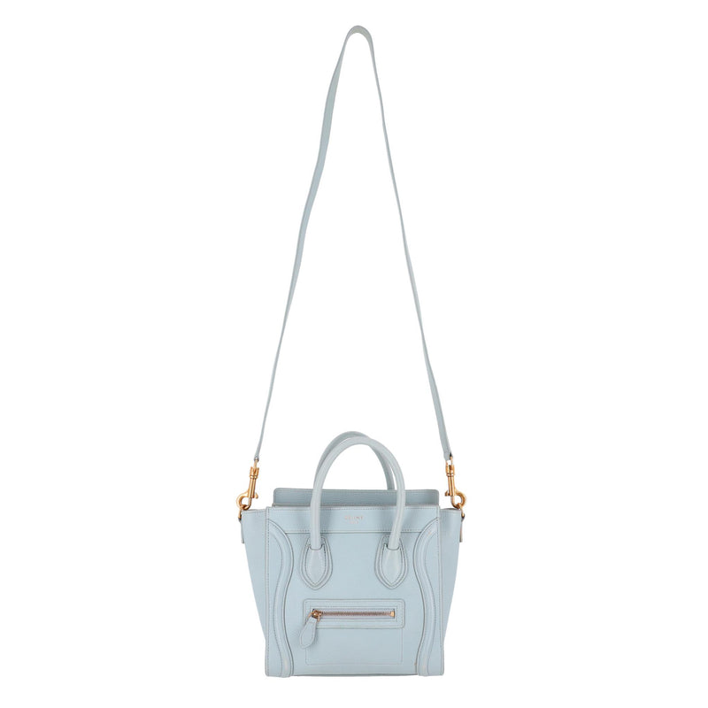 Celine Nano Luggage Leather Bag