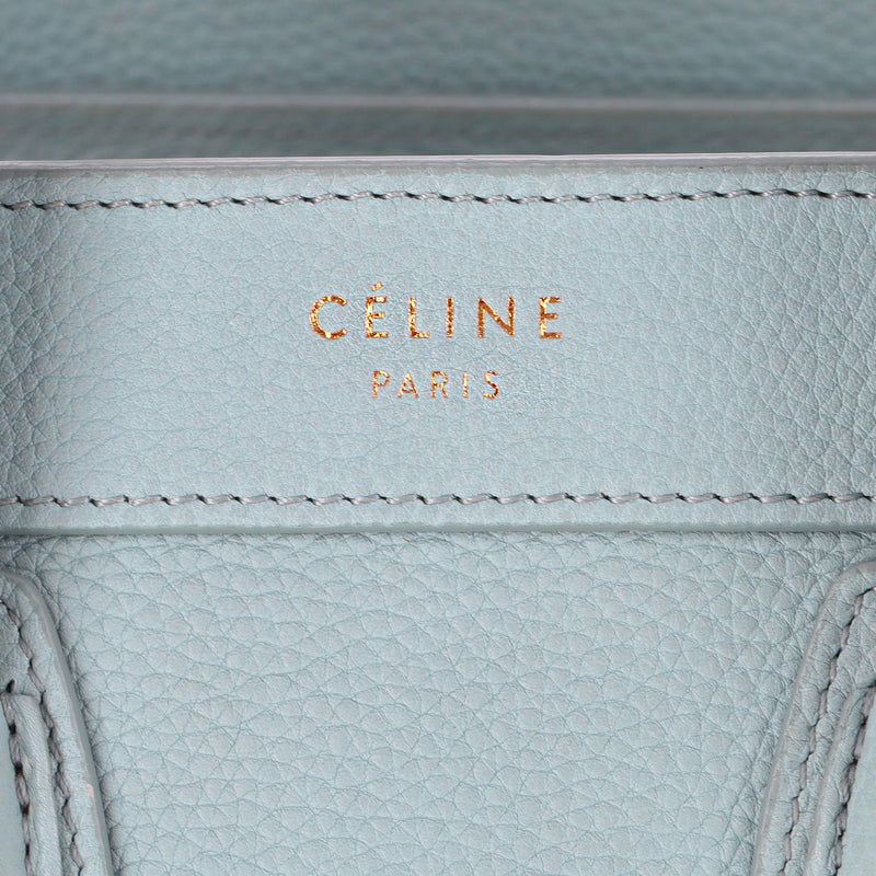Celine Nano Luggage Leather Bag