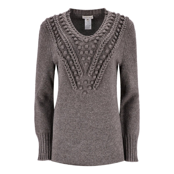 Celine Wool & Yak Blend Jumper. Size XL