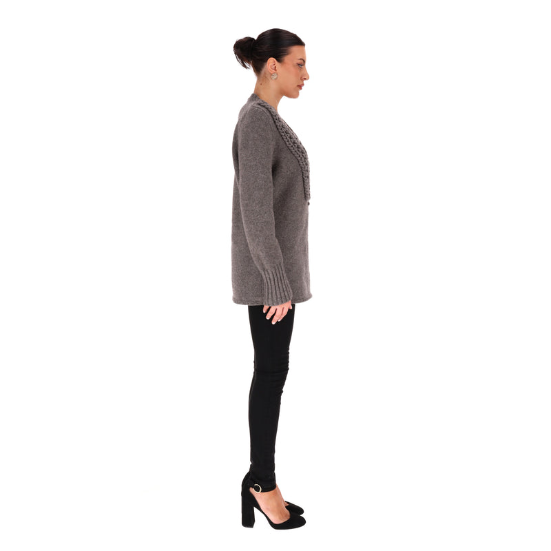 Celine Wool & Yak Blend Jumper. Size XL