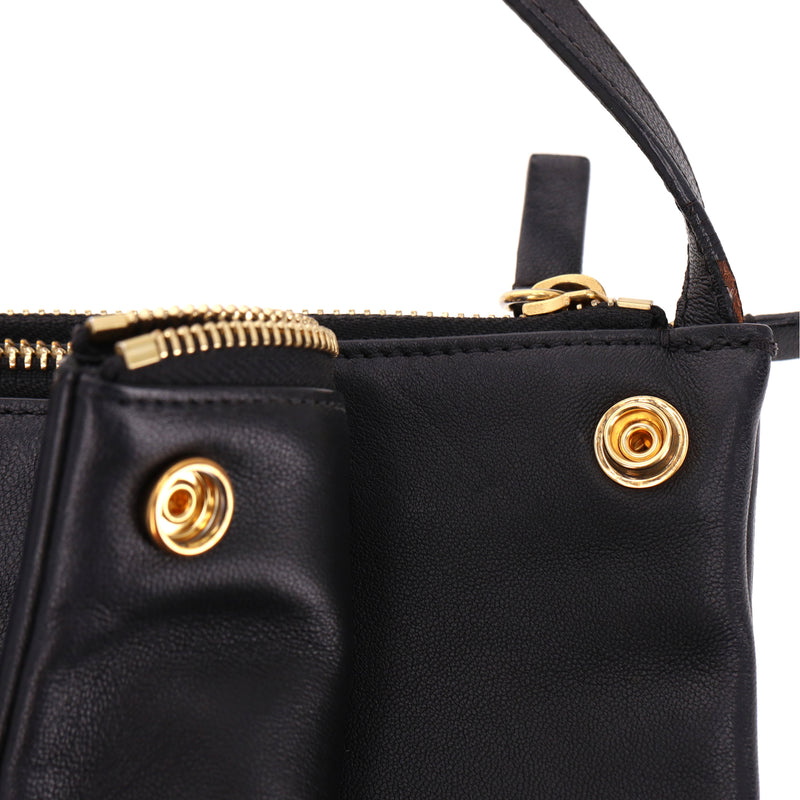 Celine Trio Leather Large Crossbody Bag
