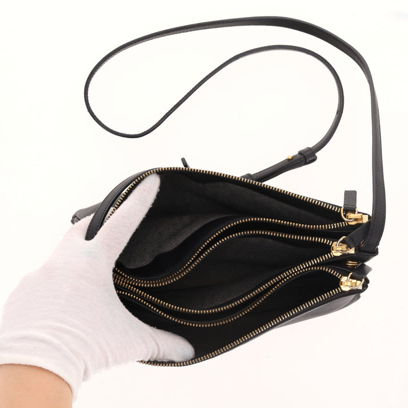 Celine Trio Leather Large Crossbody Bag