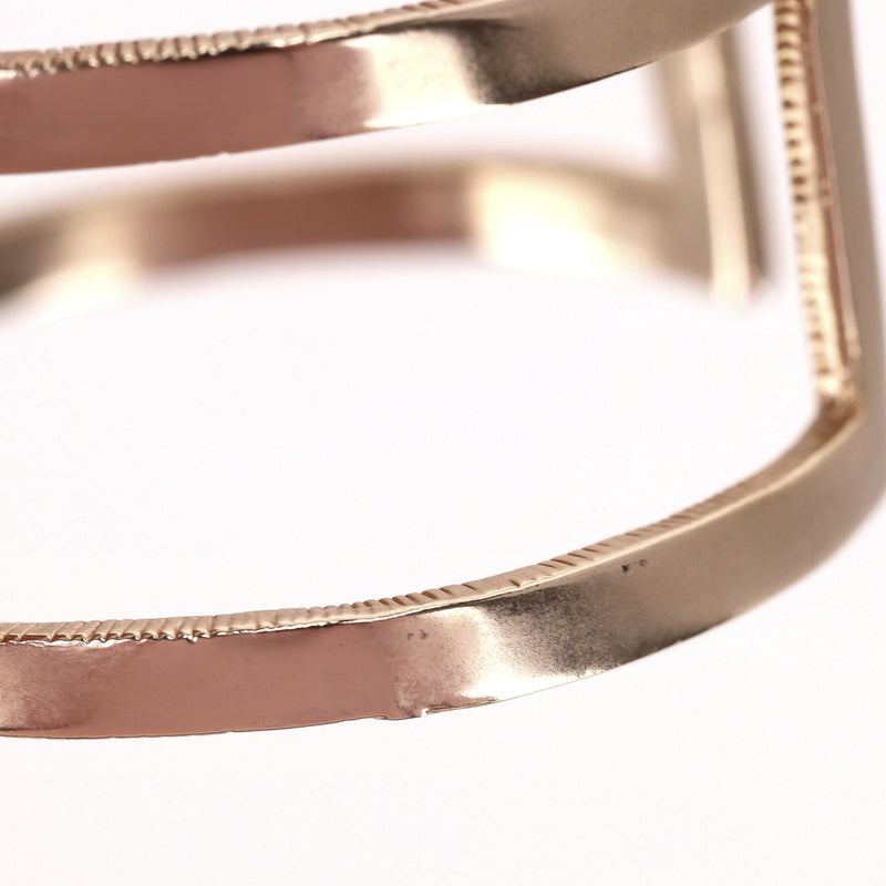 Chanel Heart-Shaped Enamel, Pearl & Swarovski Crystal Peace Cuff Bracelet