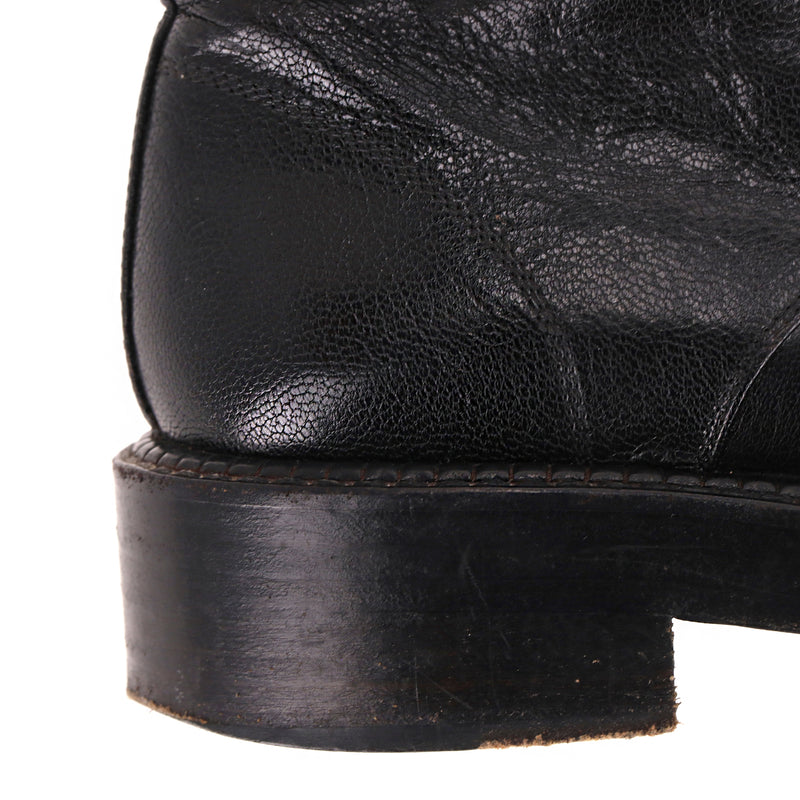 Chanel 'CC' Logo Utah Eagle Biker Boots. Size 37