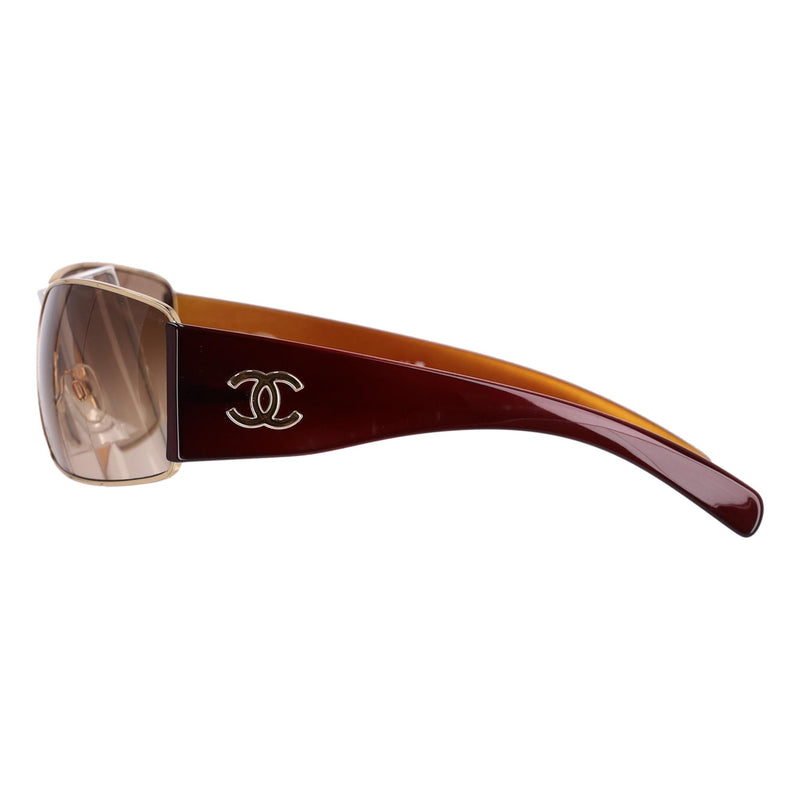 Chanel 'CC' Logo Detail Oversized Sunglasses