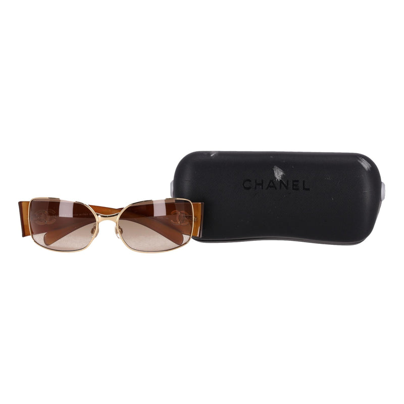 Chanel 'CC' Logo Detail Oversized Sunglasses