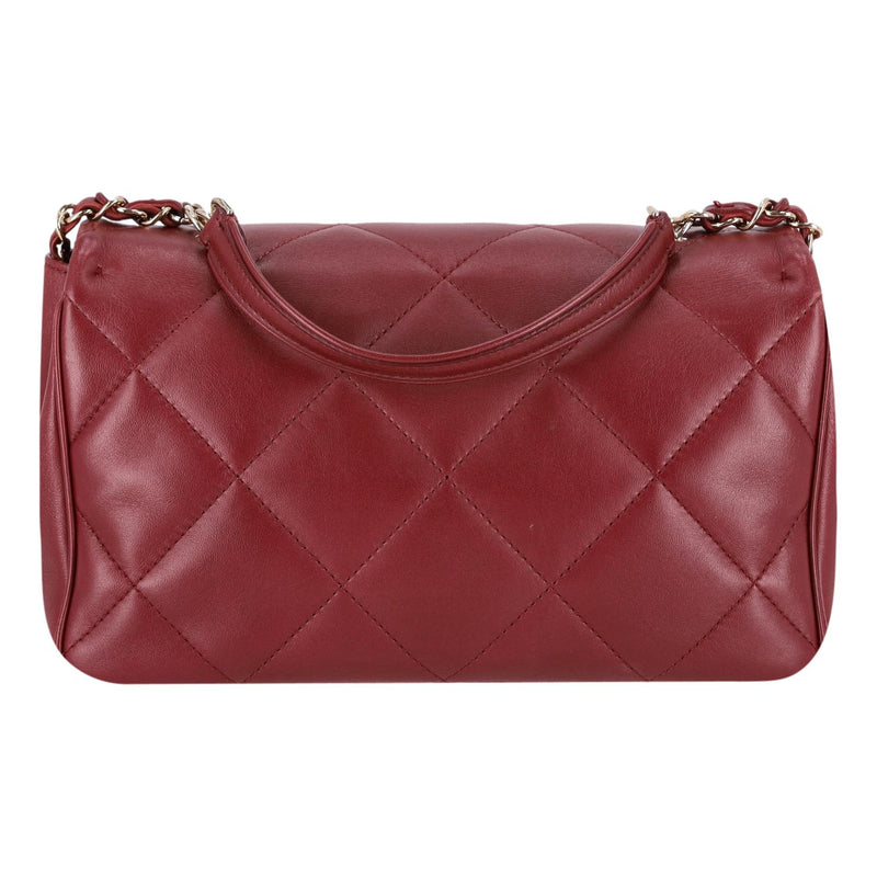 Chanel Quilted Lambskin Easy Carry Flap Bag
