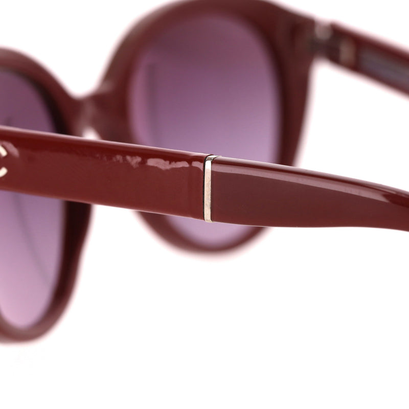 Chanel 'CC' Logo Detail Butterfly Sunglasses