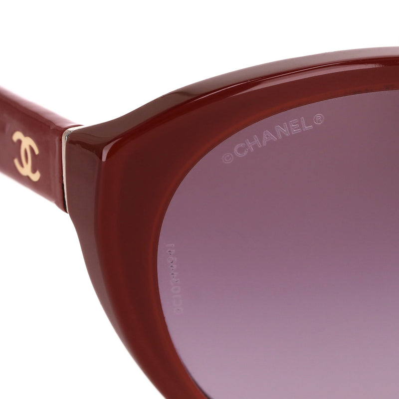 Chanel 'CC' Logo Detail Butterfly Sunglasses