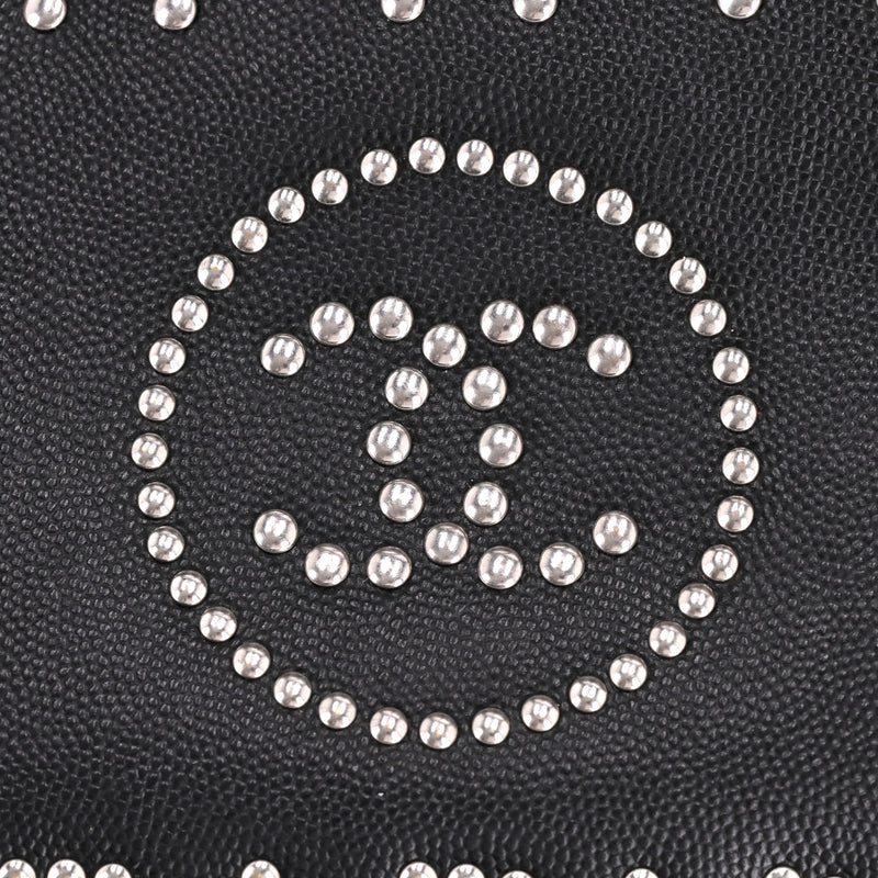 Chanel Deauville Studded Caviar Leather Logo Large Tote Bag