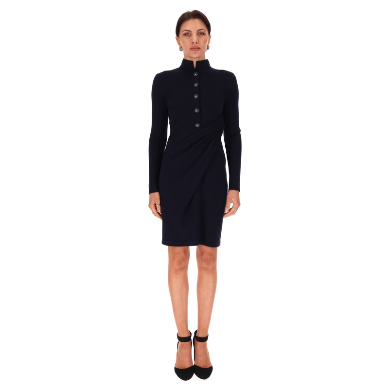 Chanel Paris-Bombay Collection Dress With 'CC' Logo Elephant Buttons. Size 36FR