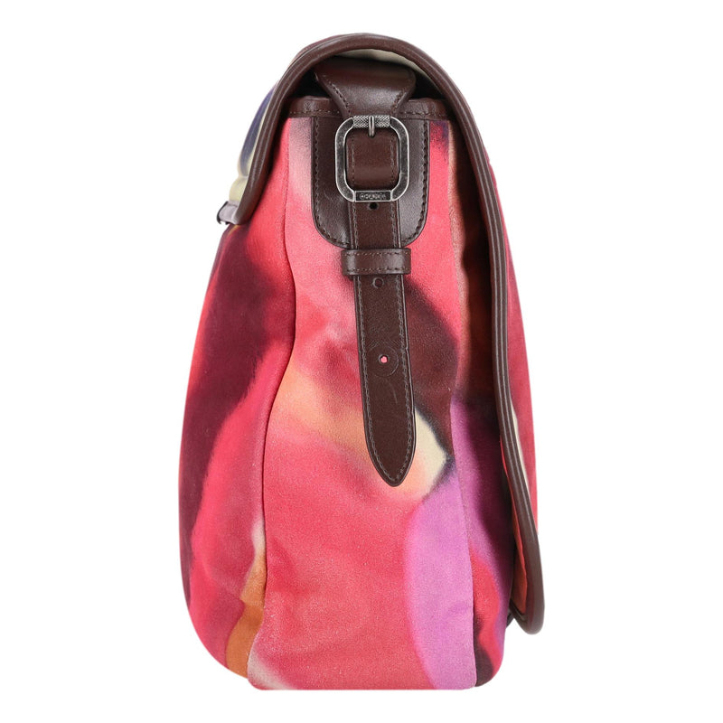 Chanel Limited Edition Graffiti Flower Power Nubuck Messenger Bag