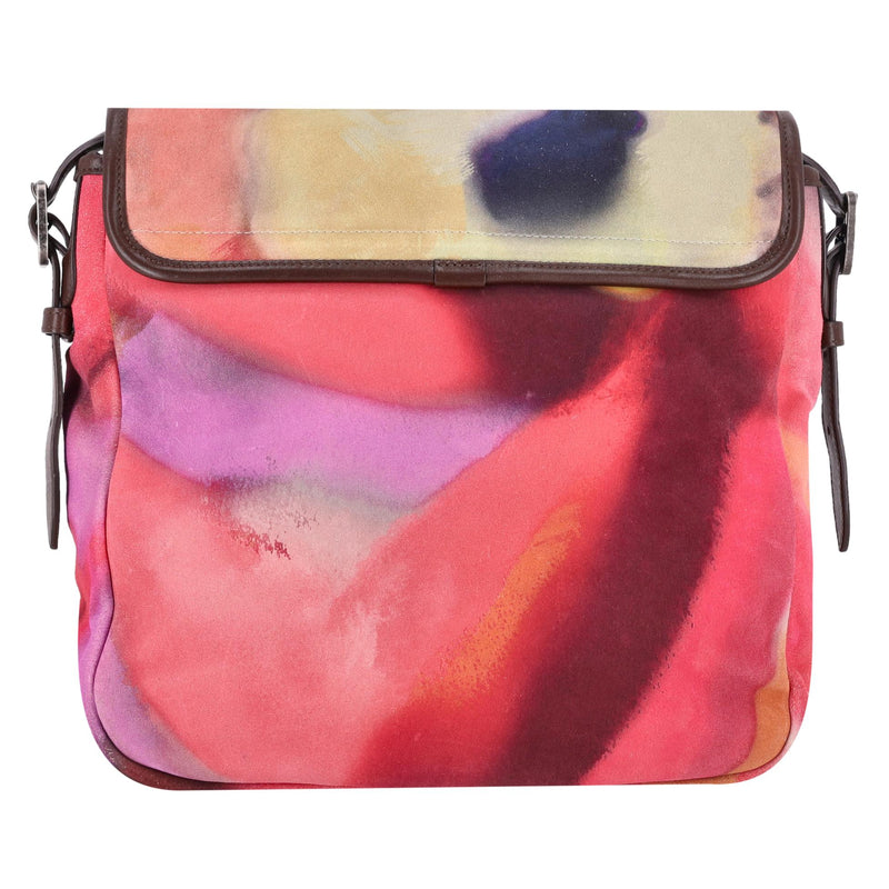 Chanel Limited Edition Graffiti Flower Power Nubuck Messenger Bag