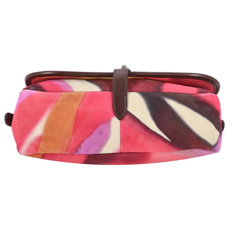 Chanel Limited Edition Graffiti Flower Power Nubuck Messenger Bag