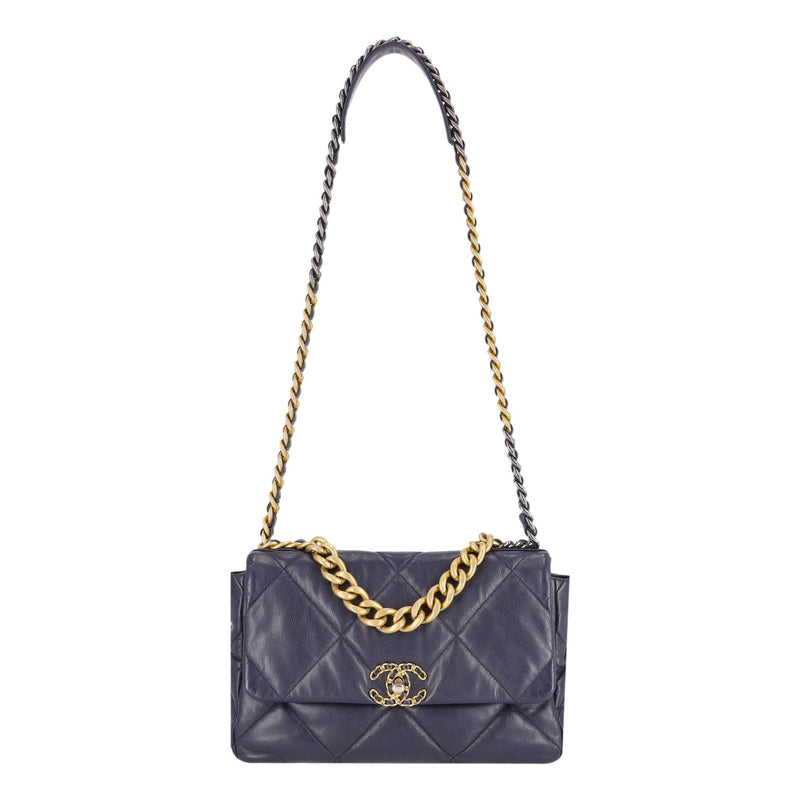 Chanel Quilted Lambskin 19 Large Model Flap Bag
