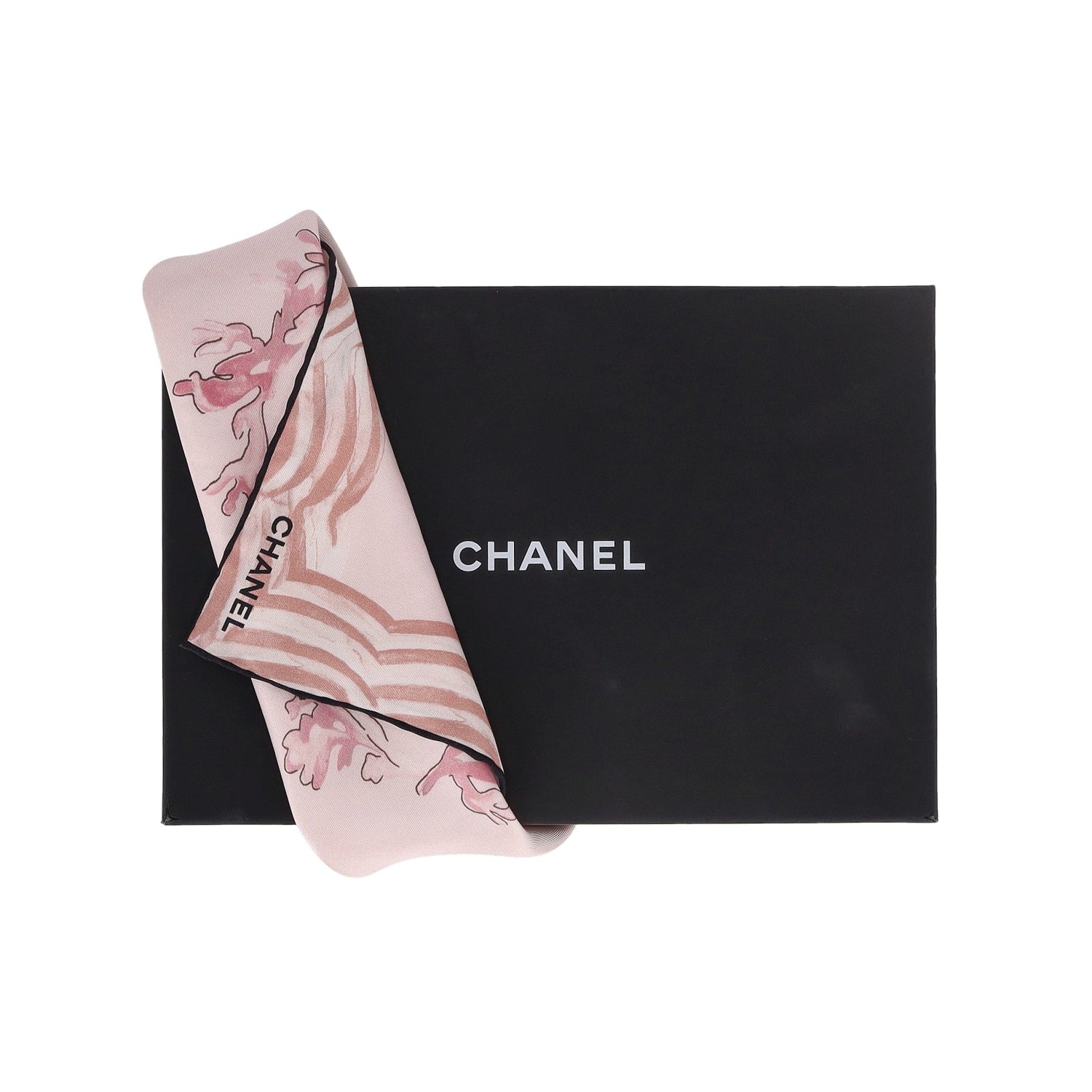 Chanel 'CC' Logo Silk Scarf – Shush London