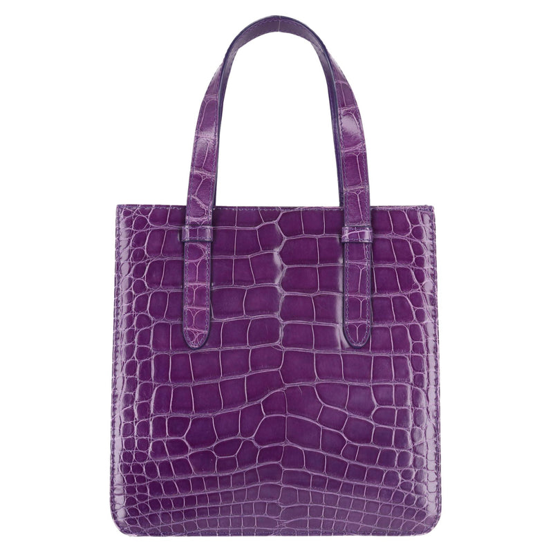 Chanel Shiny Alligator Skin Tote Bag