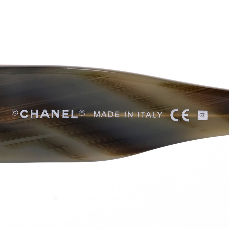 Chanel   'CC'  Logo Marble Effect Sunglasses