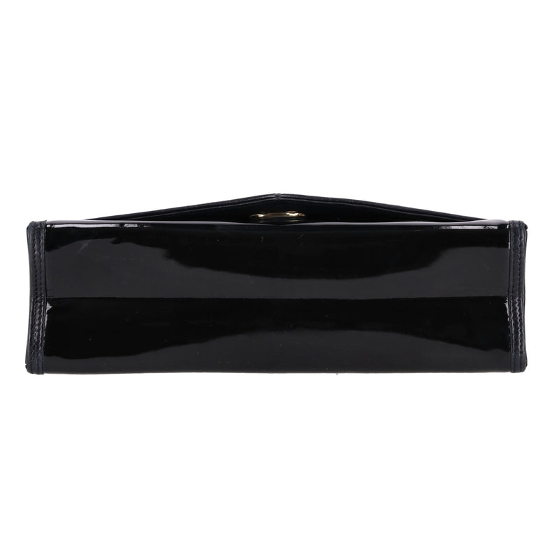 Chanel Vintage Patent Leather 'CC' Logo Crossbody Bag