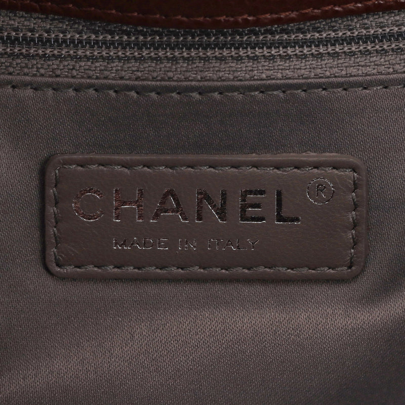 Chanel 'CC' Logo Caviar Leather Petite Shopping Tote Bag