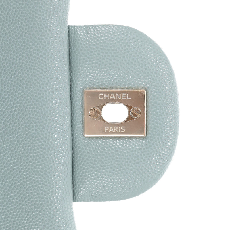 Chanel Classic Jumbo Double Flap Caviar Leather Handbag