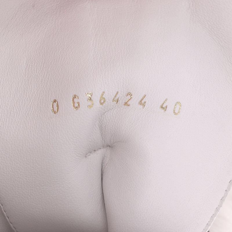 Chanel 'CC' Logo Shiny Goatskin Calfskin Diamond Quilted Combat Boots. Size 40