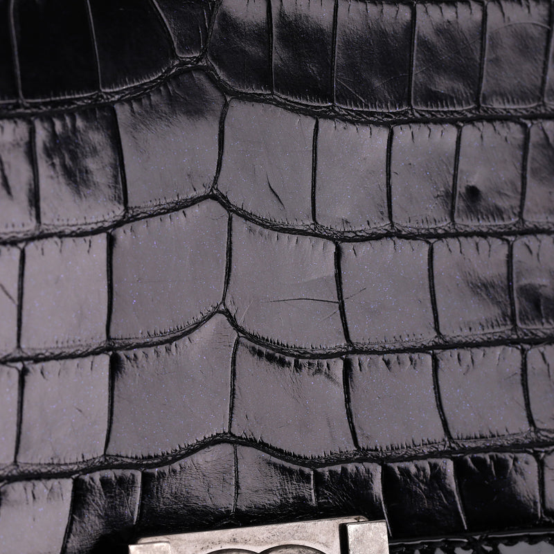 Chanel X/L Boy Bag In Alligator Skin & Patent Leather