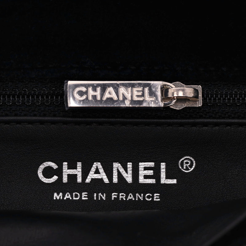 Chanel Crystal Detailed Velvet Clutch Bag