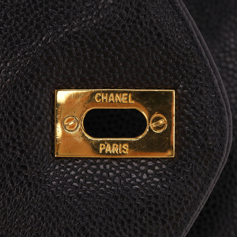 Chanel Vintage 1990's Supermodel Leather XXL Tote Bag
