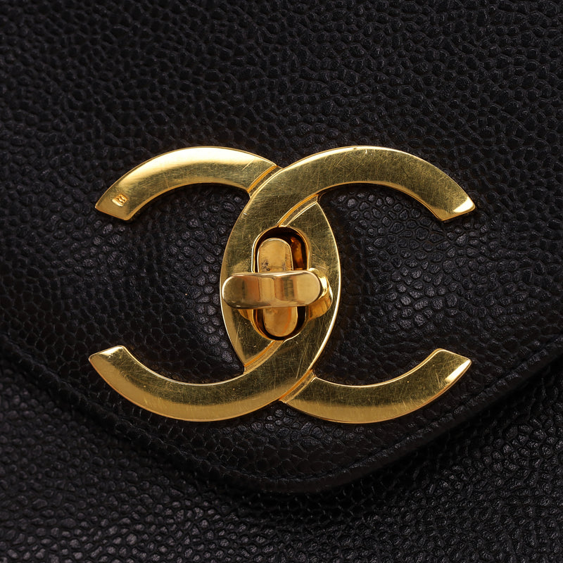 Chanel Vintage 1990's Supermodel Leather XXL Tote Bag