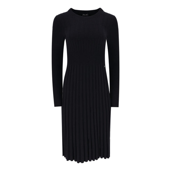 Chanel Wool Ribbed Plisse Dress. Size 34FR