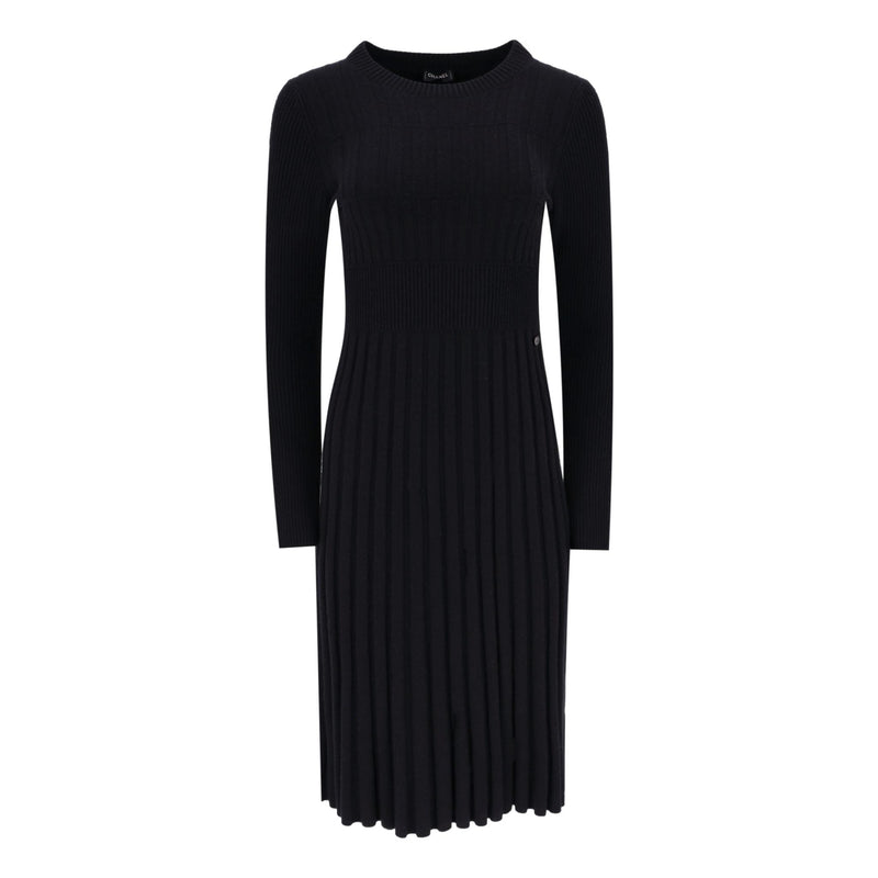 Chanel Wool Ribbed Plisse Dress. Size 34FR
