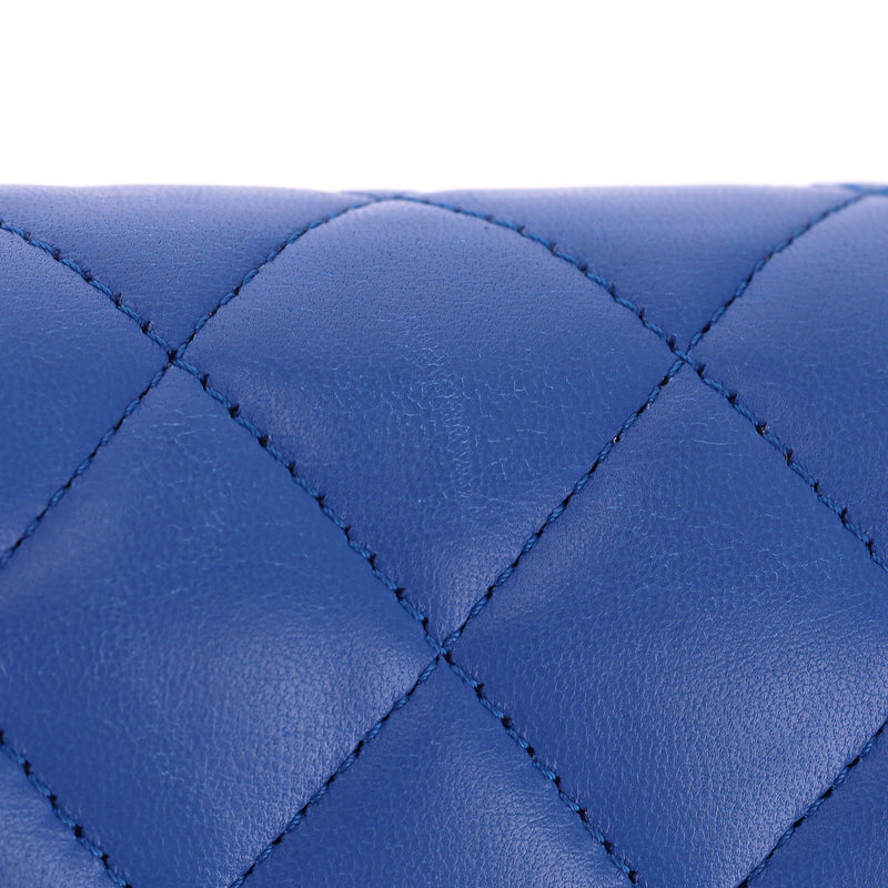 Chanel Diamond Quilted Lambskin Medium Timeless Double Flap Bag