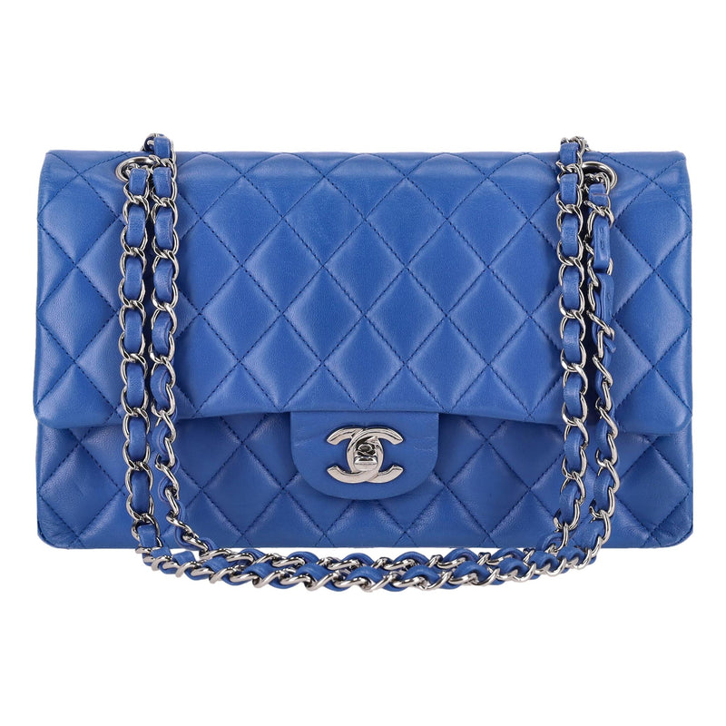 Chanel Diamond Quilted Lambskin Medium Timeless Double Flap Bag