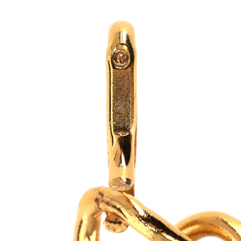 Chanel Vintage Chain-Link Belt With 'Chanel' Engraved Plates