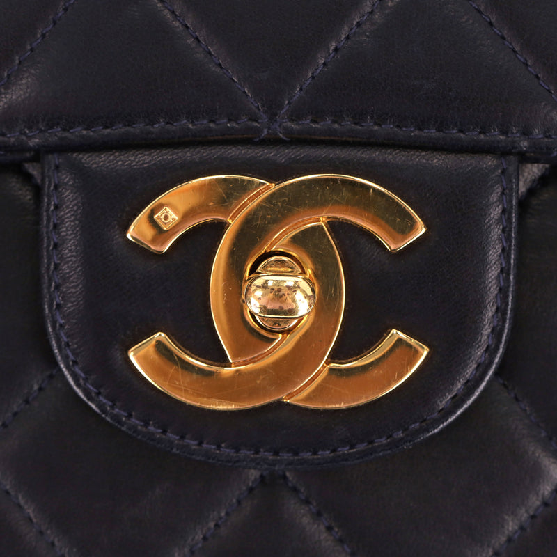 Chanel Jumbo Diamond Quilted Lambskin Timeless Bag With 24k Gold Plated Hardware