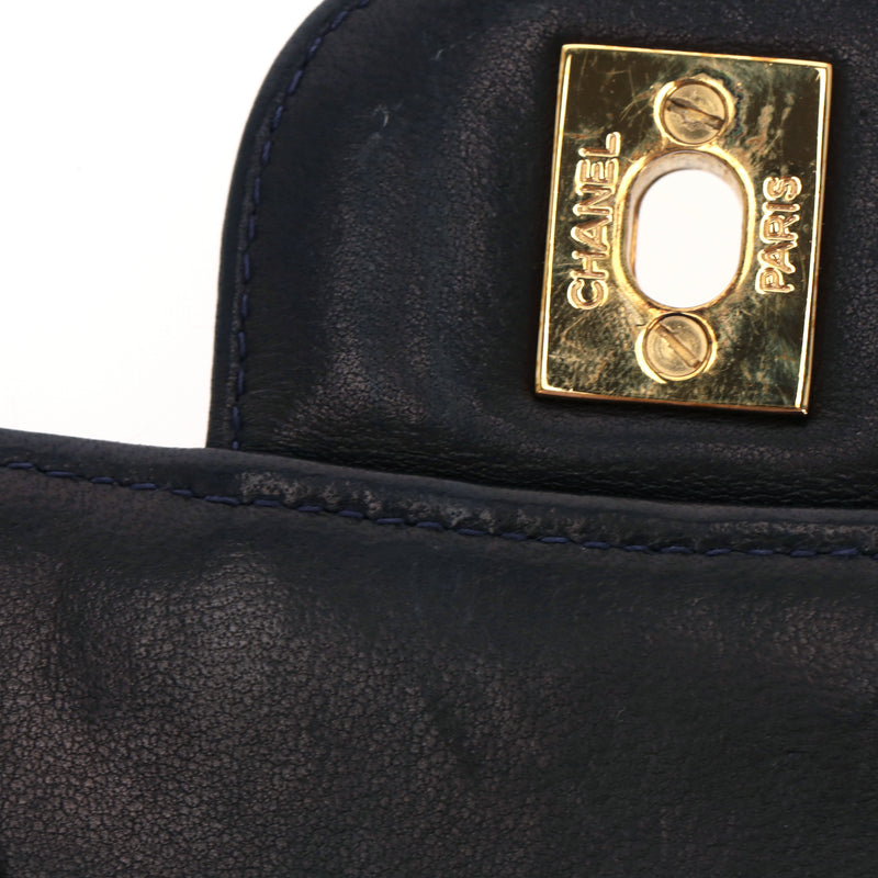 Chanel Jumbo Diamond Quilted Lambskin Timeless Bag With 24k Gold Plated Hardware