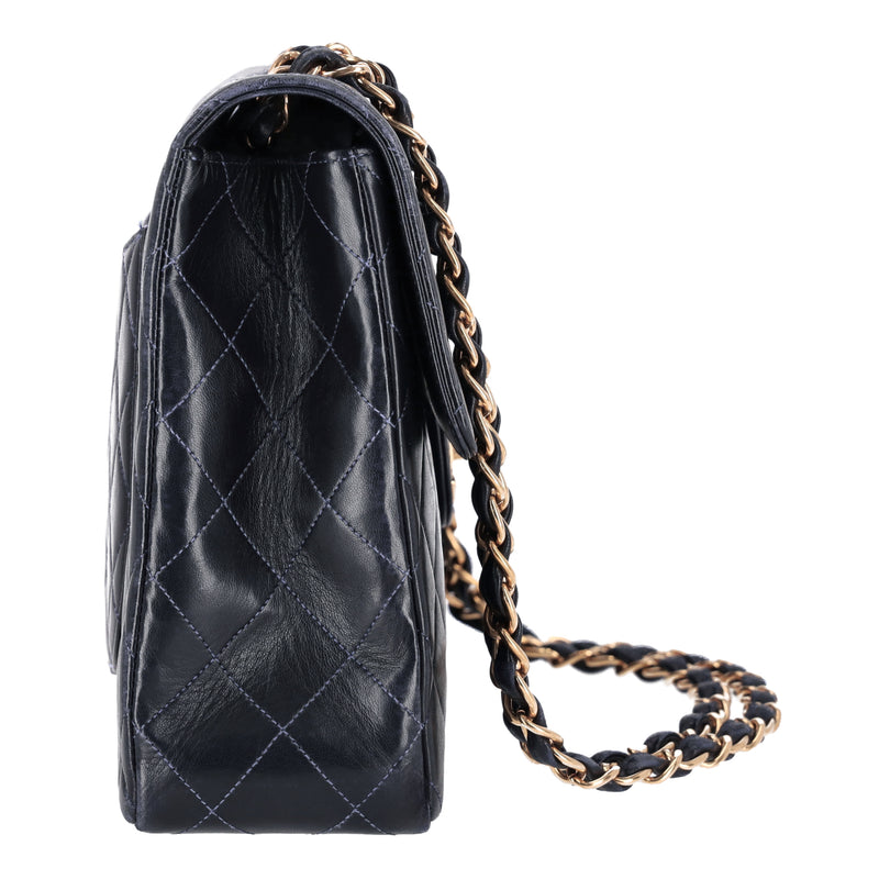 Chanel Jumbo Diamond Quilted Lambskin Timeless Bag With 24k Gold Plated Hardware