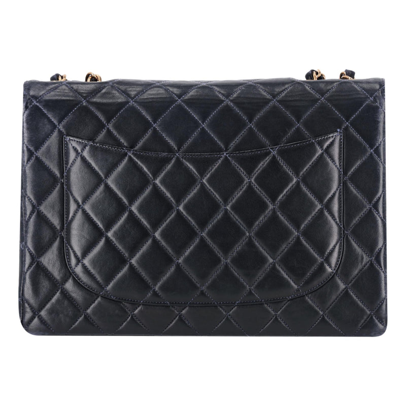 Chanel Jumbo Diamond Quilted Lambskin Timeless Bag With 24k Gold Plated Hardware