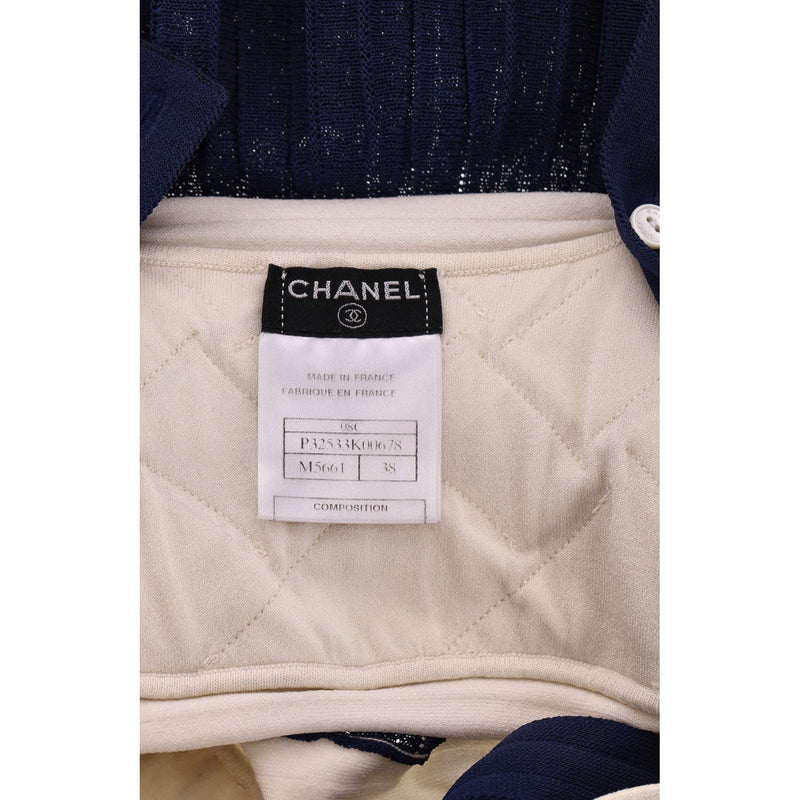 Chanel Haltered Dress & Bolero Cardigan Matching Set/Ensemble. Size 38FR