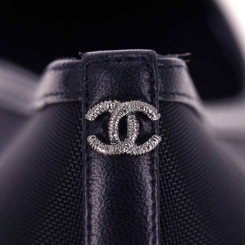 Chanel Mesh & Leather Heels With A 'CC' Logo Detail. Size 39.5