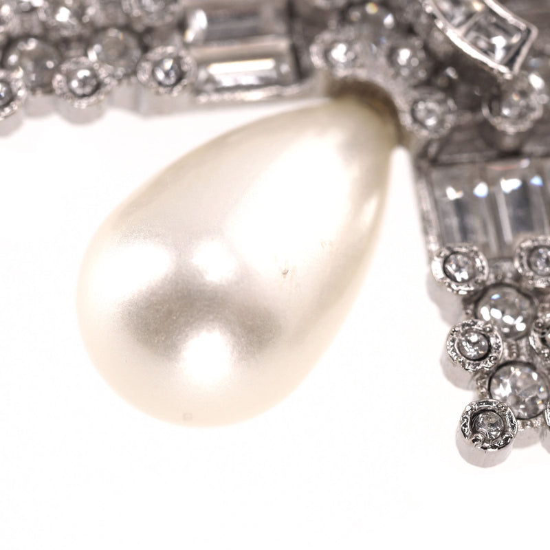 Chanel Double-Strand Pearl Necklace With Crystal Embellished Maltese Cross